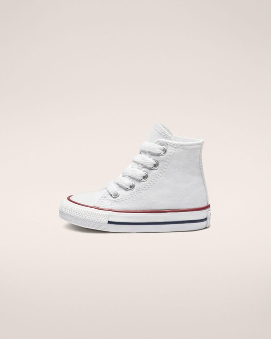 Boys' Converse Chuck Taylor All Star Classic High Top Shoes White | AU 39E68I